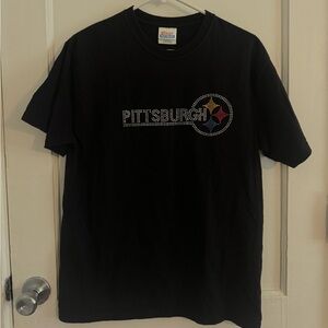 Vintage Sequined Steelers Shirt